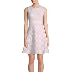 SOLD - Light pink Geometric sleeveless dress NWOT